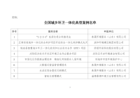 关于全国城乡环卫一体化典型案例评审结果的通报