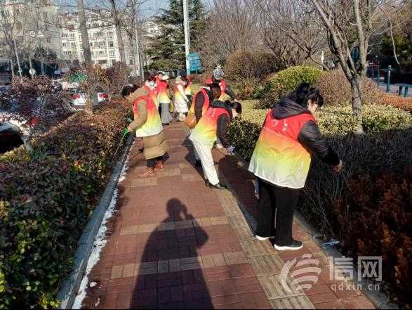 青岛市北区各级各部门单位开展环境卫生集中清理行动