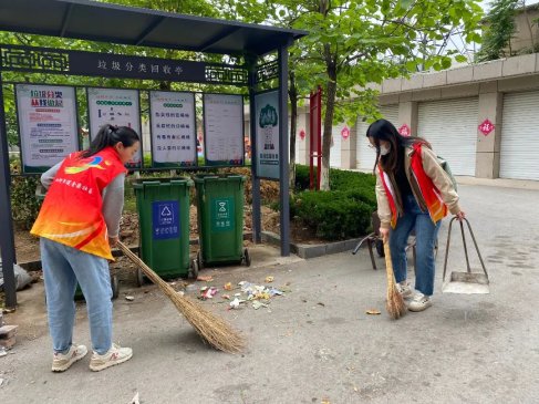 济宁市泗水县泗河街道金泉社区开展环境卫生清理活动