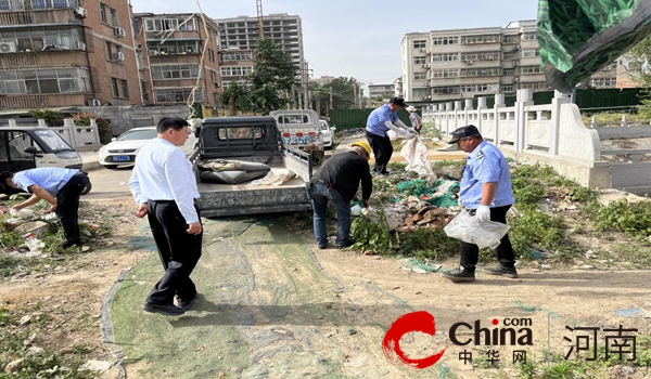 驻马店市驿城区老街街道：环境卫生整治 擦亮“幸福和谐星”底色