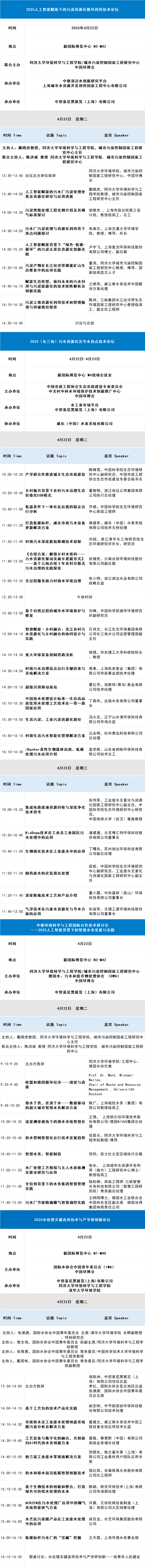 抢先揭晓！2025中国环境技术大会完整议程大公开，速来预约参会吧