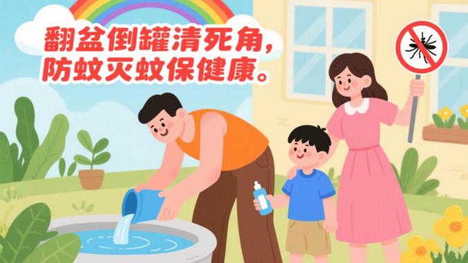 这抹“橙色”太安心！龙川环卫工人清扫清积水，筑牢防蚊防疫屏障